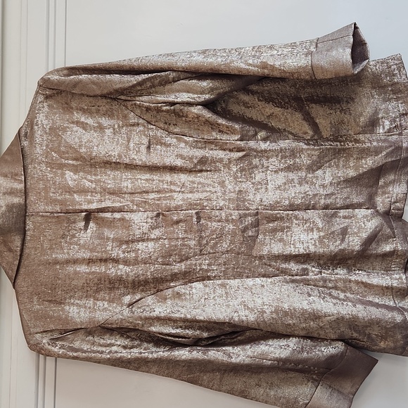 NWOT..Gold Blazer - Picture 2 of 9